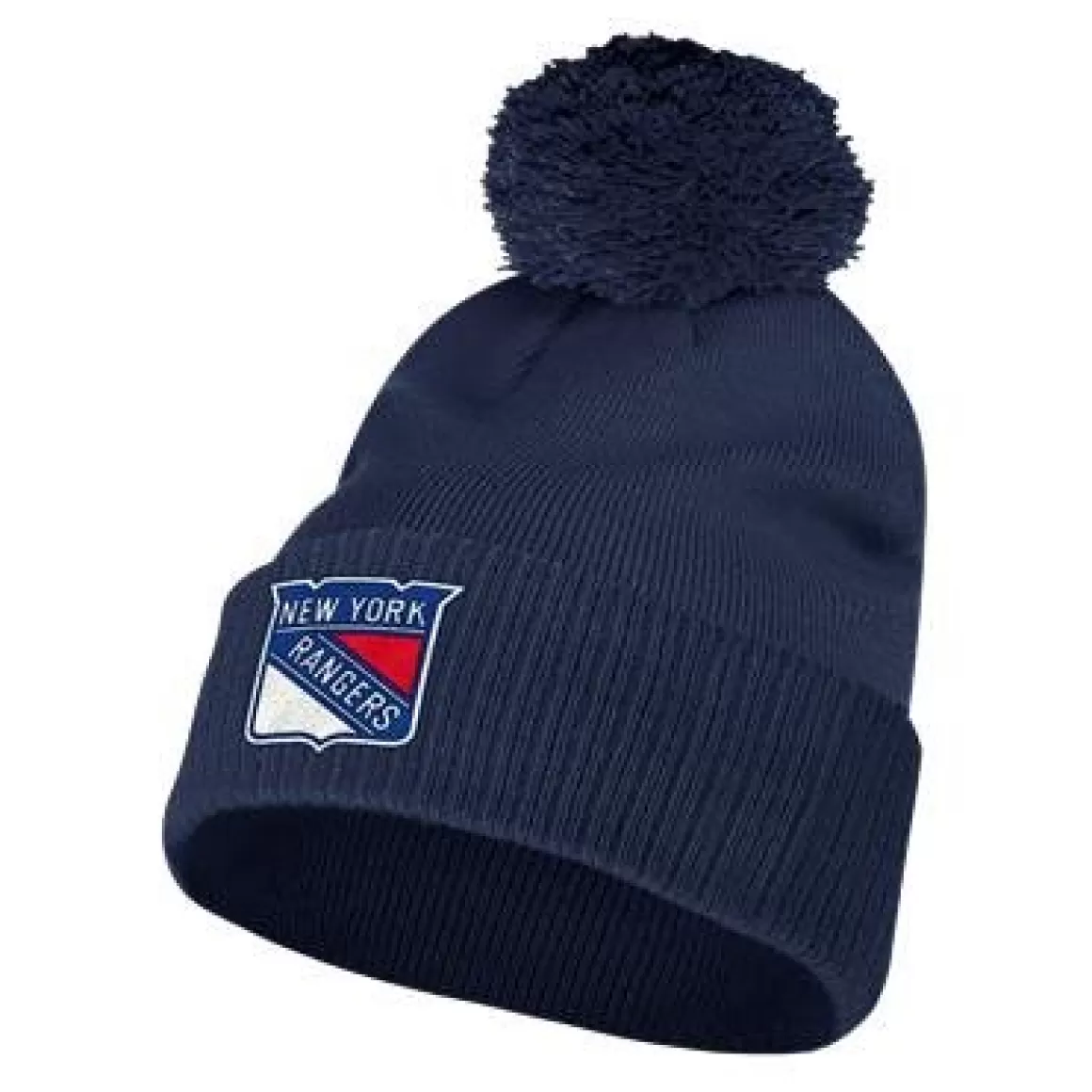 Nhl Jerseys | 2U SPORTS Adidas Hat Cuffedpom Beanie Ny Ranger