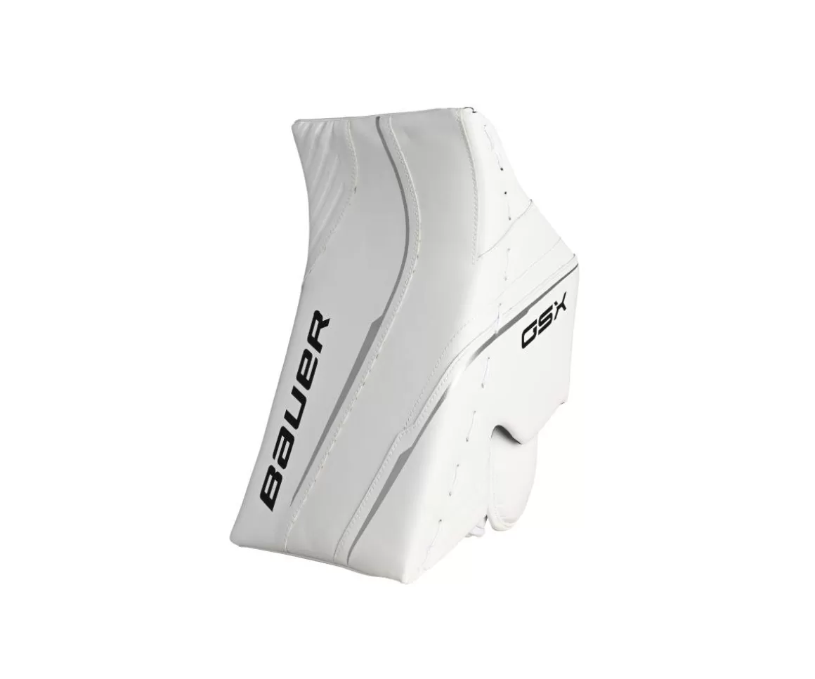 Goalie Blockers Intermediate | BAUER Blocker Gsx Int White