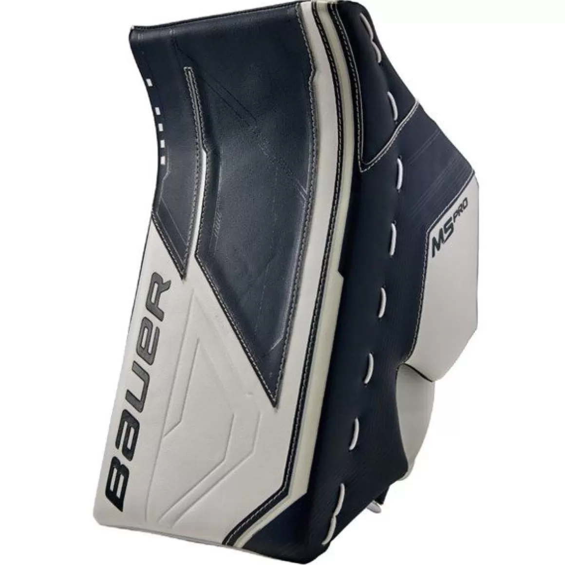 Goalie Blockers Intermediate | BAUER Blocker Supreme M5 Pro Int White/Navy