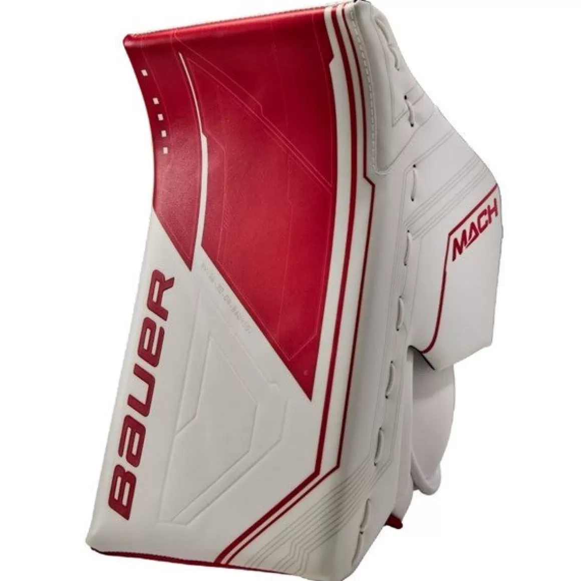 Goalie Blockers Senior | BAUER Blocker Supreme Mach Sr White/Red