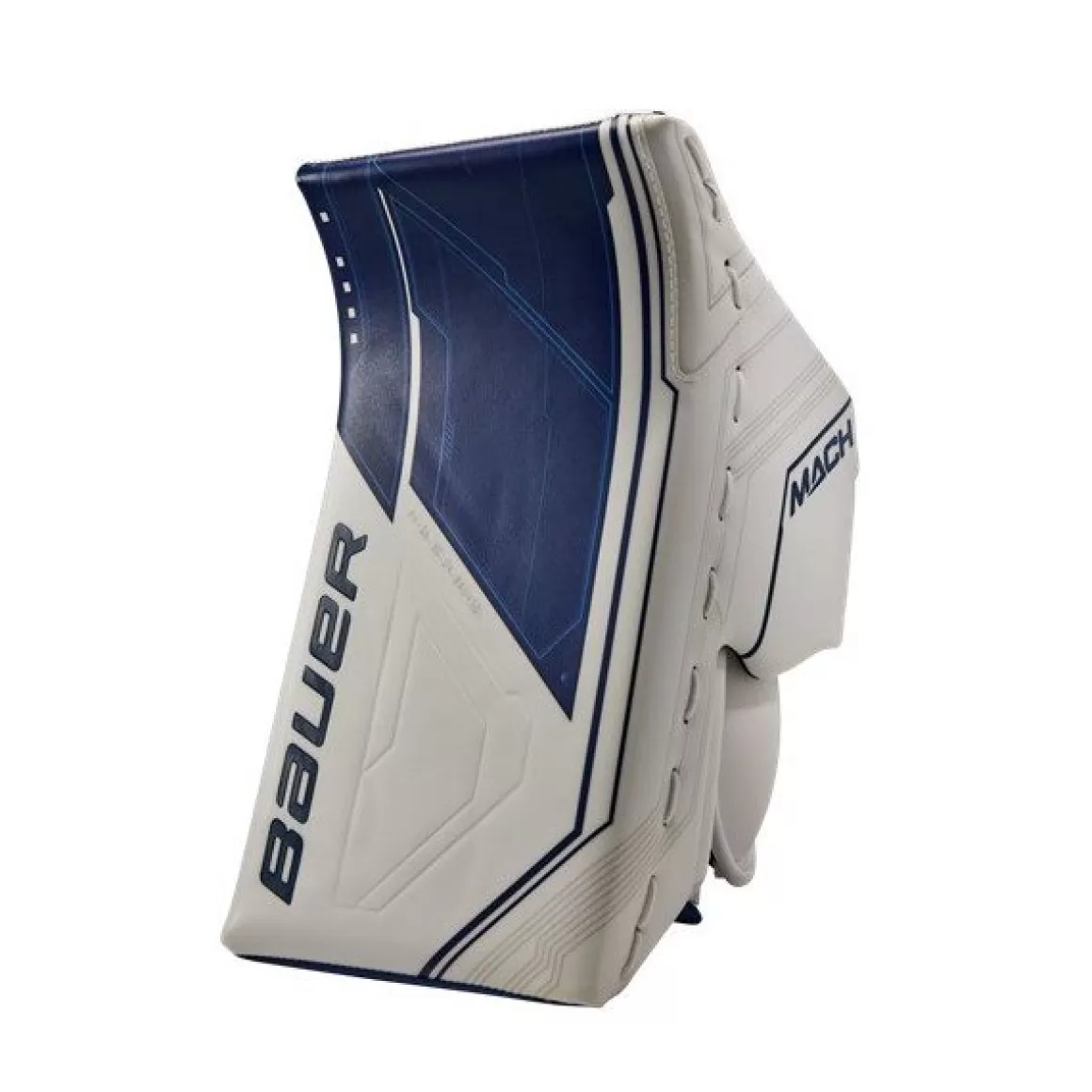 Goalie Blockers Senior | BAUER Blocker Supreme Mach Sr White/Blue