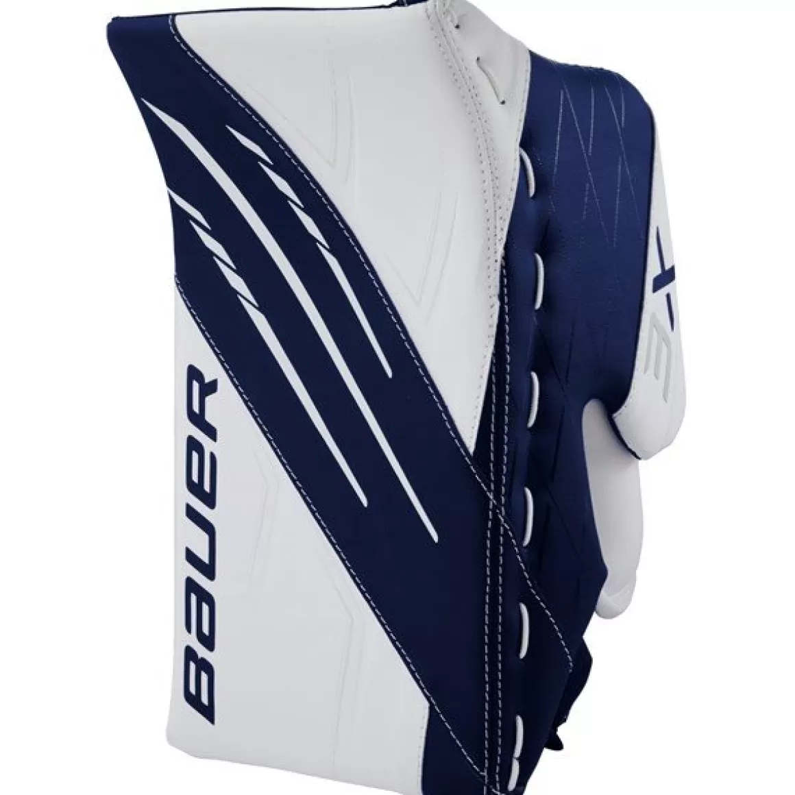 Goalie Blockers Intermediate | BAUER Blocker Vapor 3X Int. White/Navy