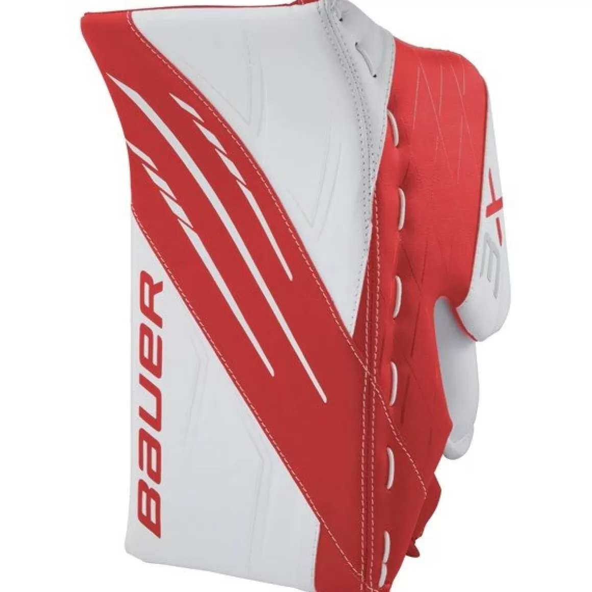 Goalie Blockers Intermediate | BAUER Blocker Vapor 3Xint White/Red