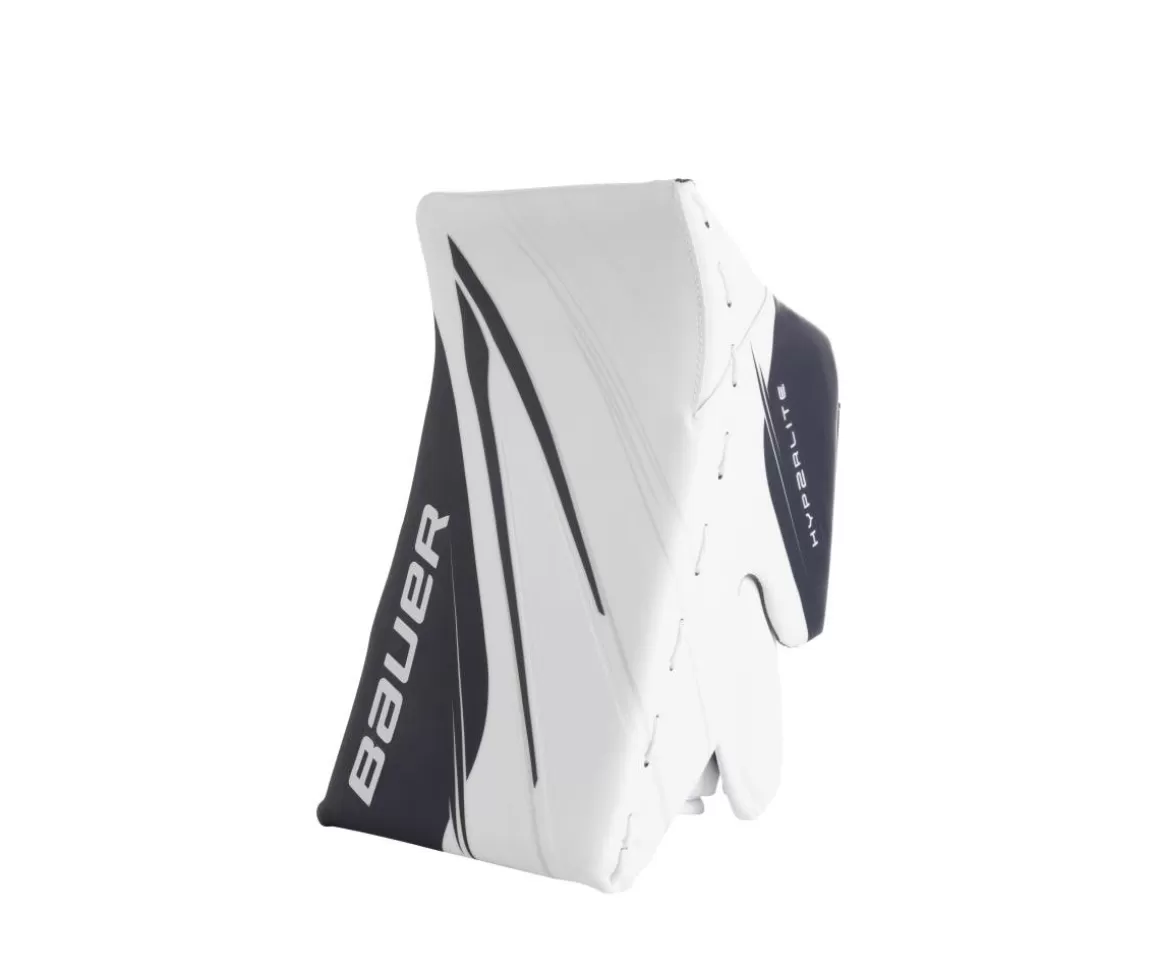 Goalie Blockers Senior | BAUER Blocker Vapor Hyperlite2 Sr White/Navy