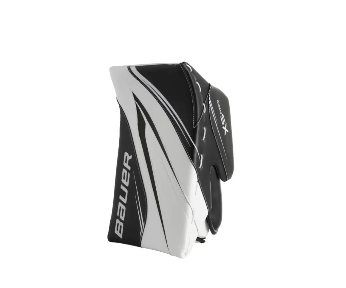 Goalie Blockers Intermediate | BAUER Blocker Vapor X5 Pro Int White/Black