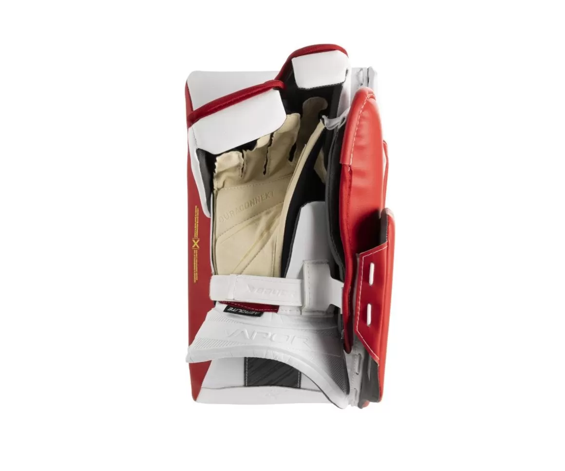 Goalie Blockers Senior | BAUER Blocker Vapor X5 Pro Sr White/Red