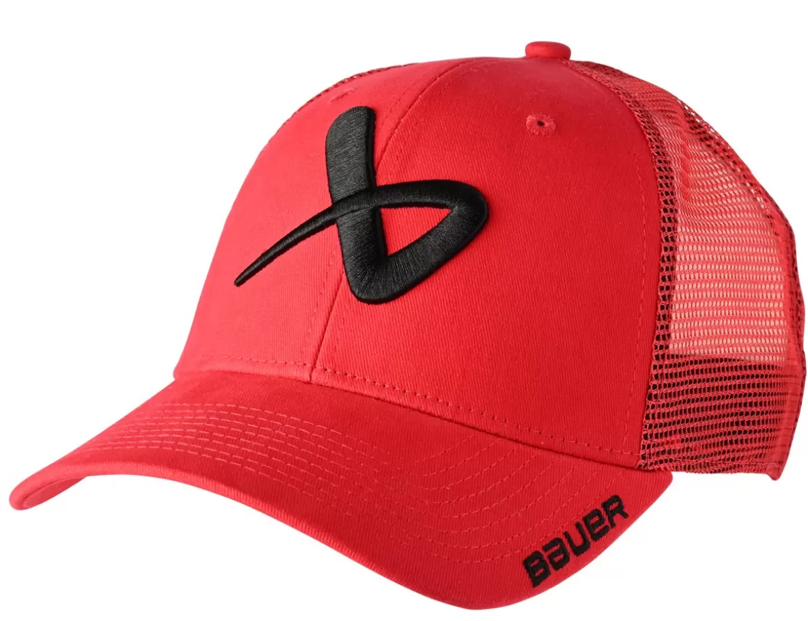 Hockey Caps Bauer | BAUER Cap Core Adjustable Sr Red