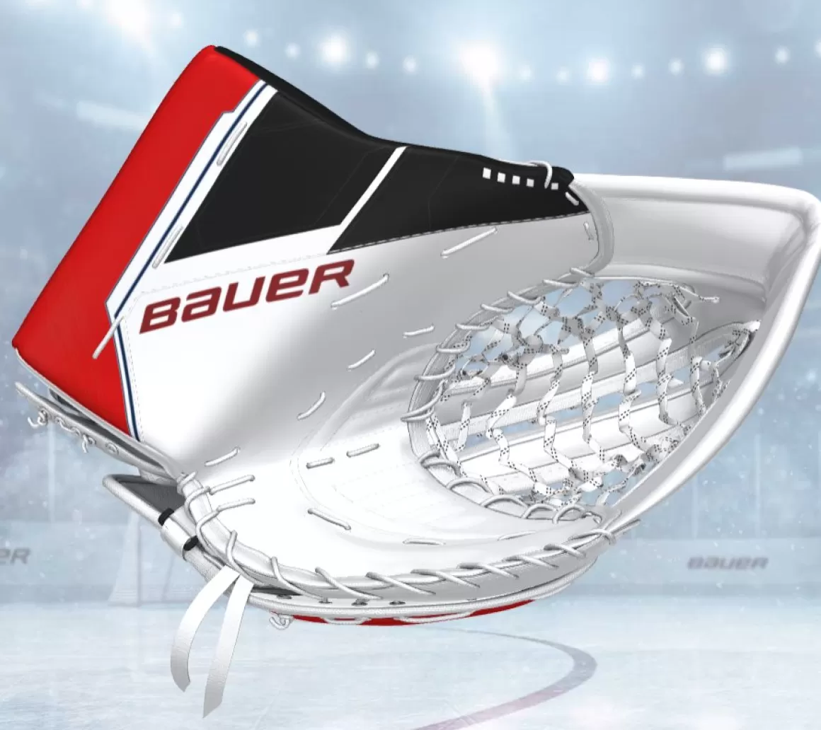 Mybauer Goalie Leg Pads | BAUER Catch Glove My Supreme Mach Sr