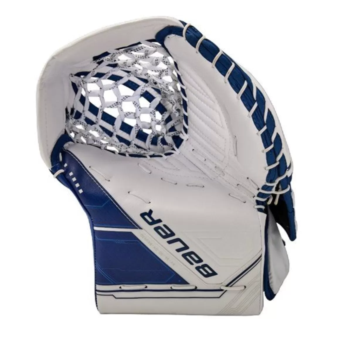 Goalie Catchers Intermediate | BAUER Catch Glove Supreme M5 Pro Int White/Blue