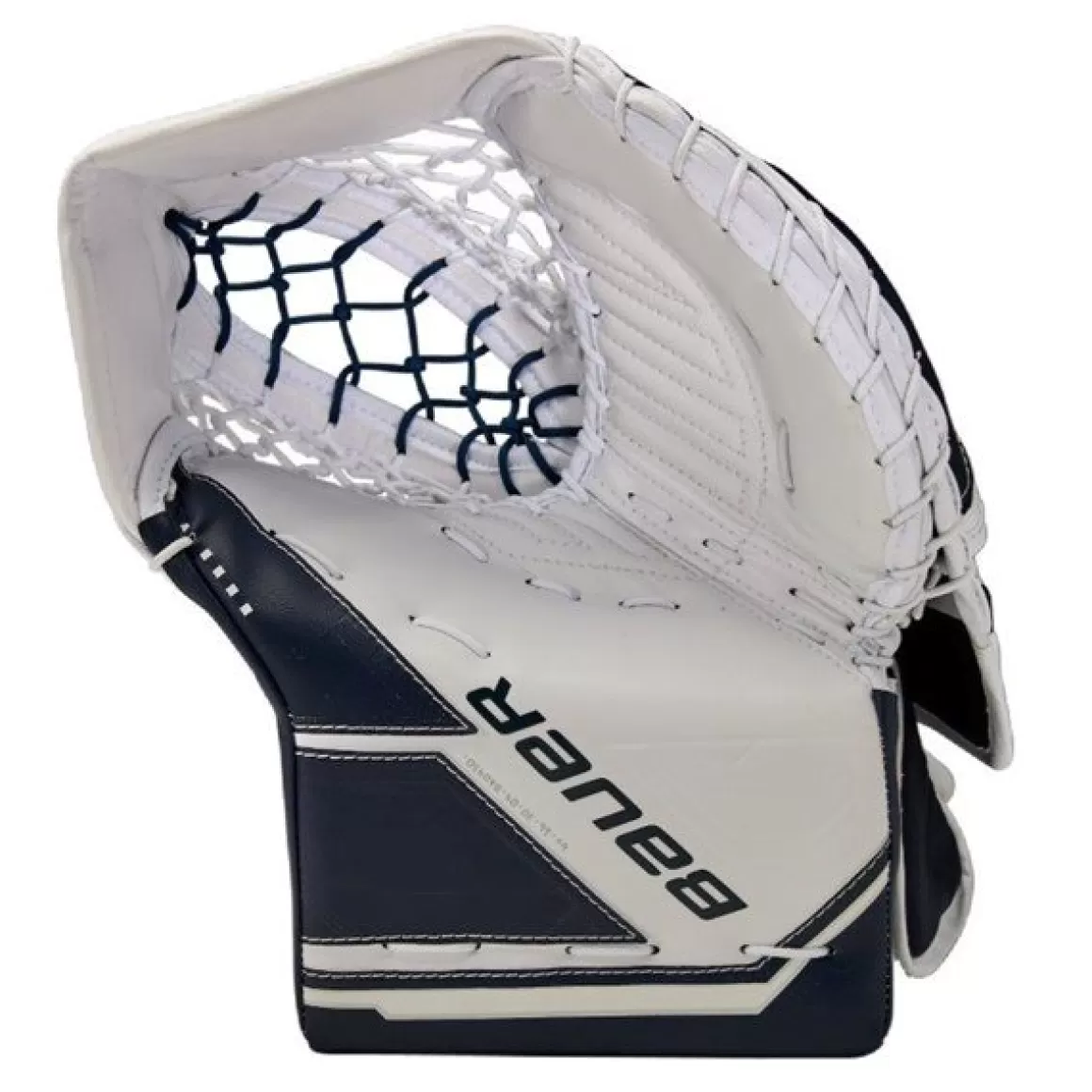 Goalie Catchers Intermediate | BAUER Catch Glove Supreme M5 Pro Int White/Navy