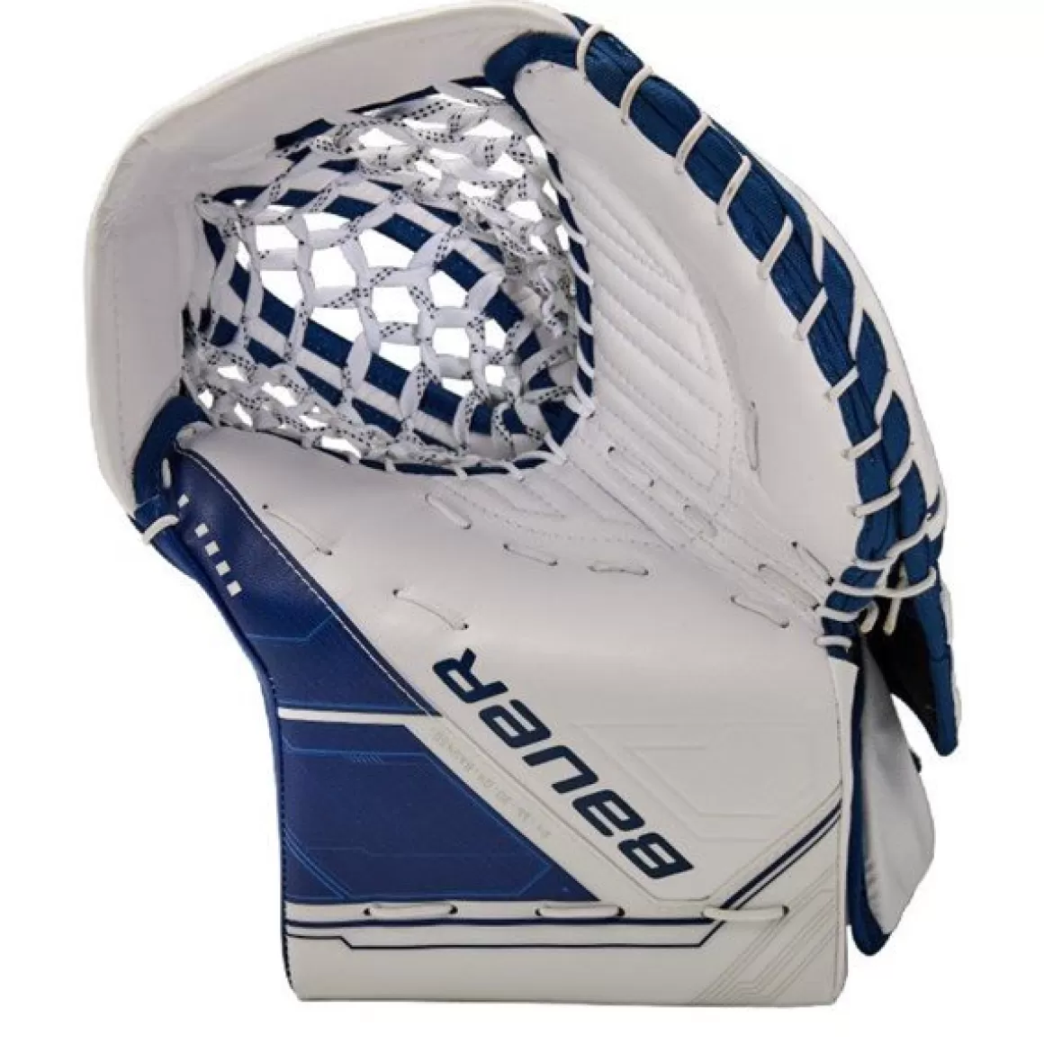 Goalie Catchers Senior | BAUER Catch Glove Supreme Mach Sr White/Navy