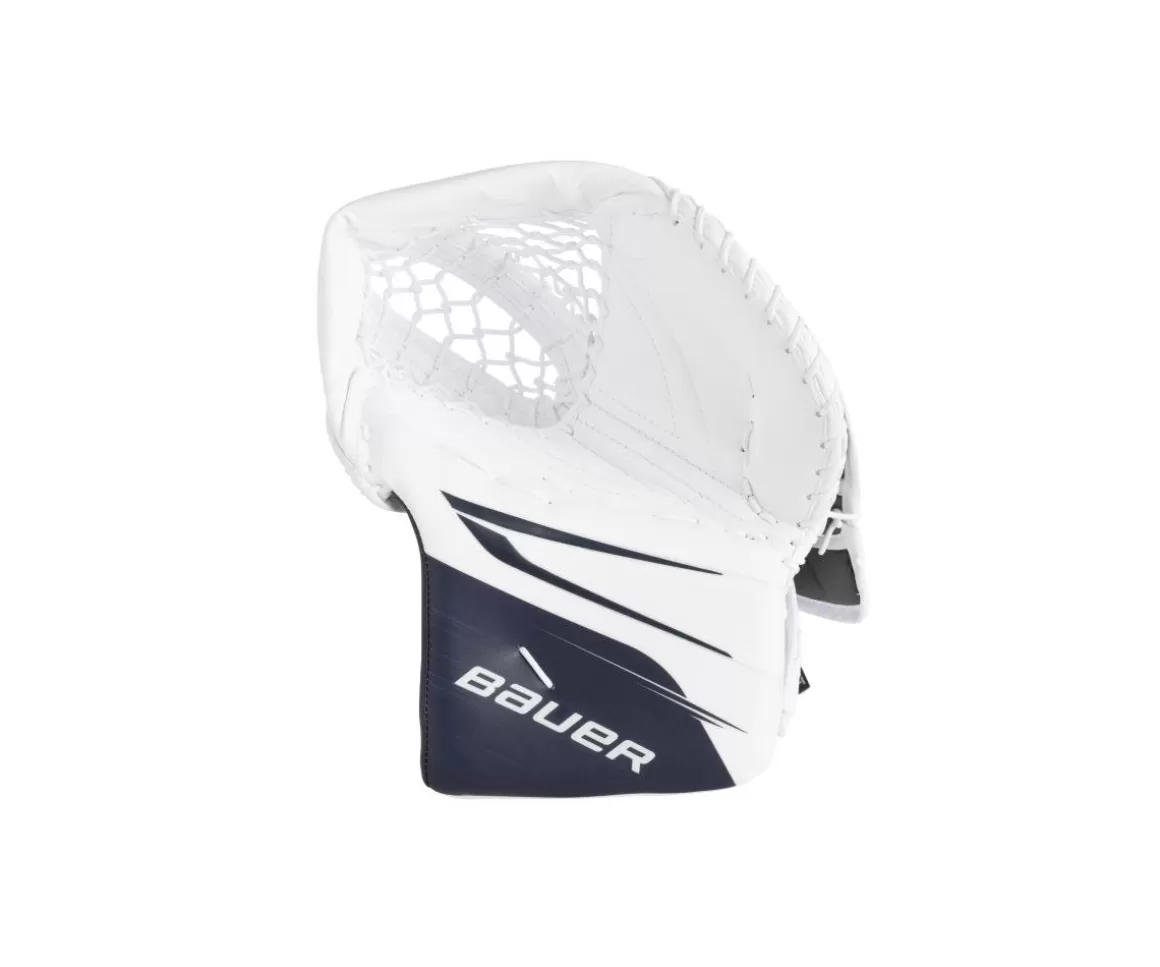 Goalie Catchers Senior | BAUER Catch Glove Vapor Hyperlite2 Sr White/Navy