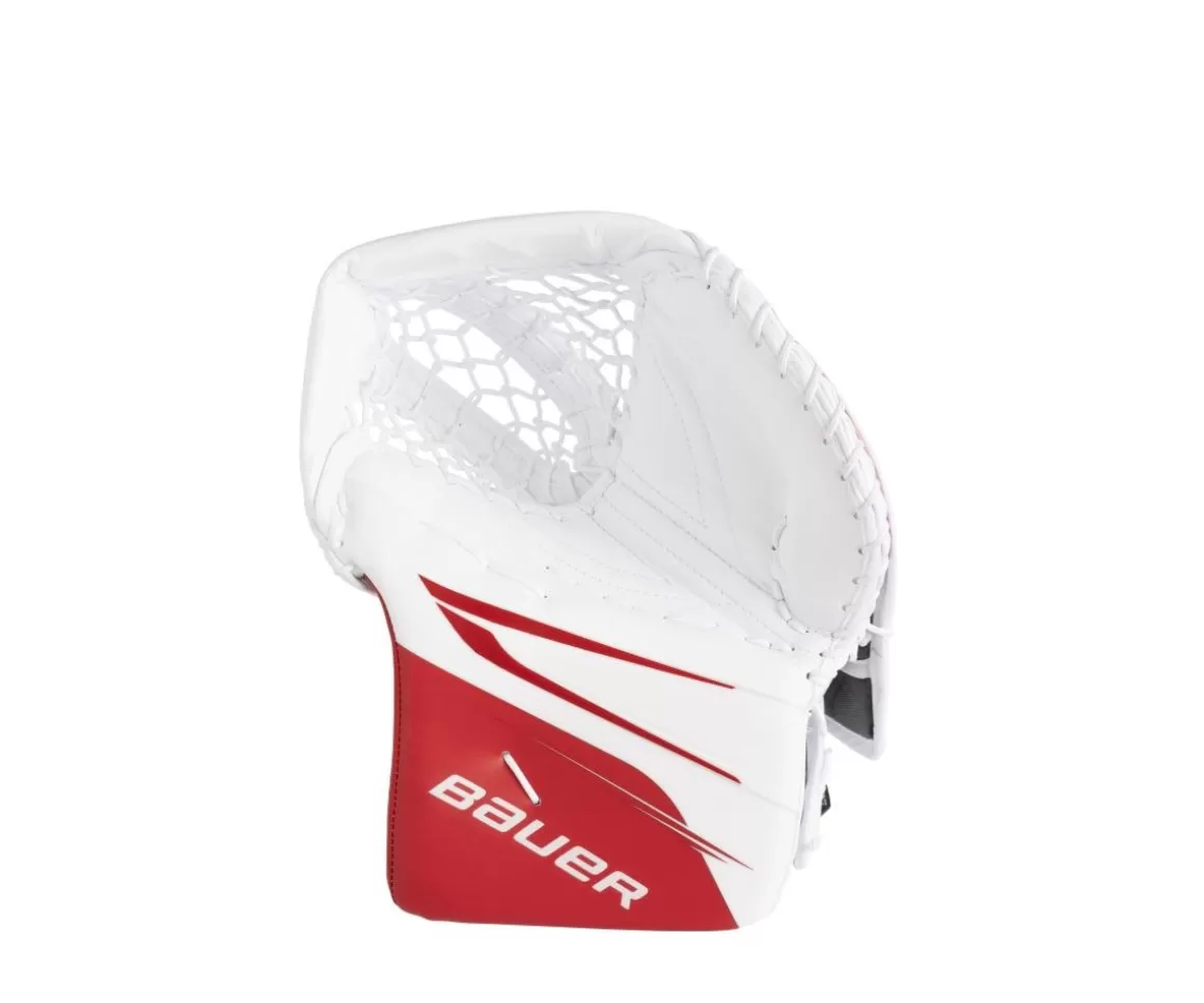 Goalie Catchers Senior | BAUER Catch Glove Vapor Hyperlite2 Sr White/Red