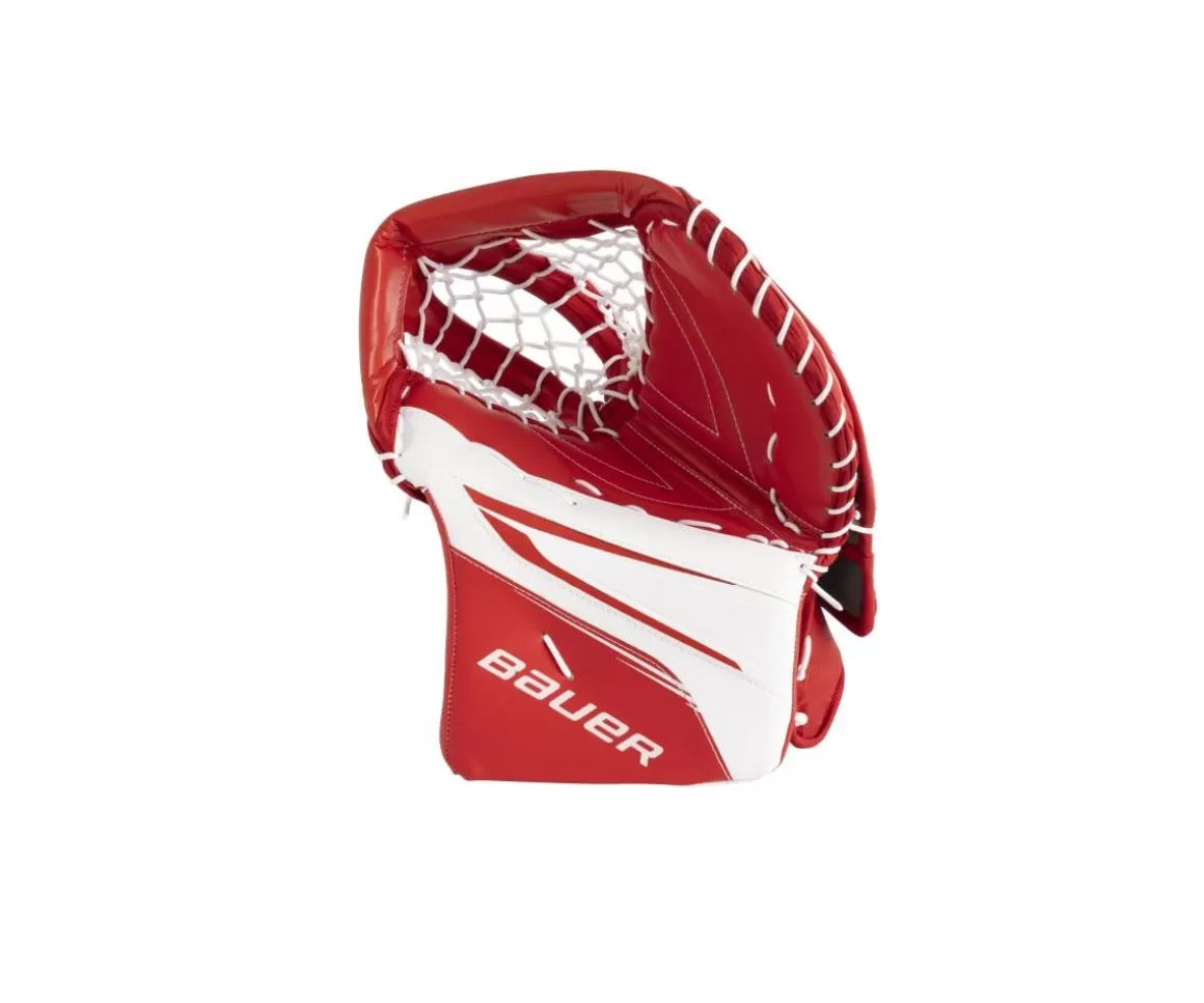 Goalie Catchers Intermediate | BAUER Catch Glove Vapor X5 Pro Int White/Red