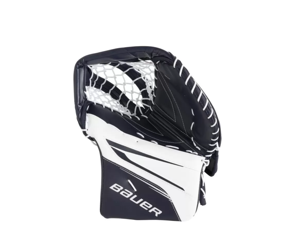 Goalie Catchers Intermediate | BAUER Catch Glove Vapor X5 Pro Int White/Navy