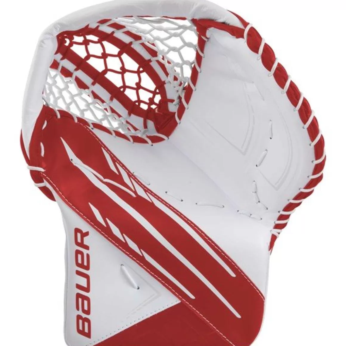 Goalie Catchers Intermediate | BAUER Catch Gloves Vapor 3X Int White/Red