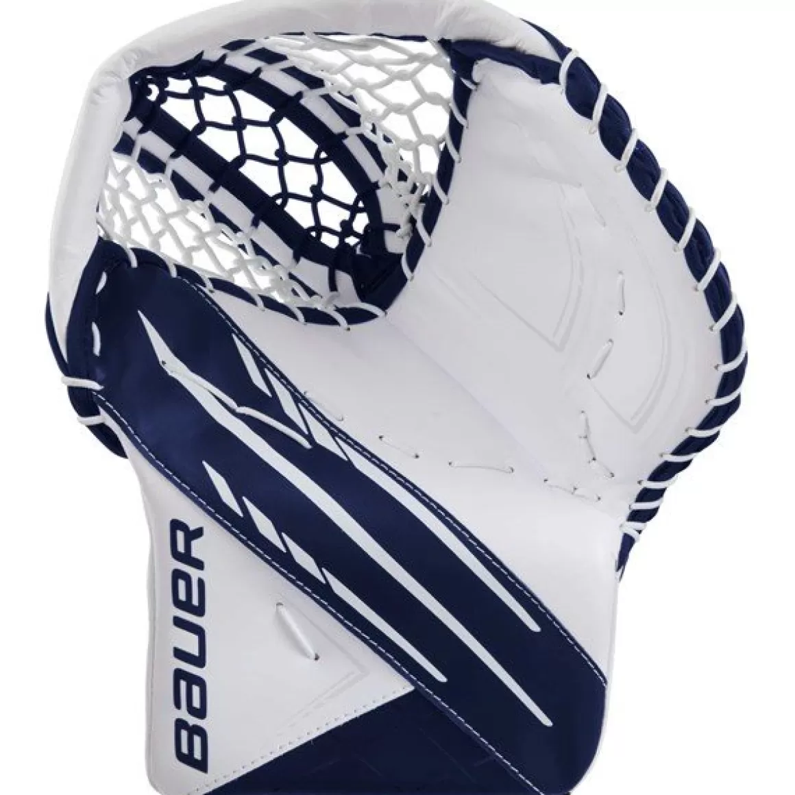 Goalie Catchers Intermediate | BAUER Catch Gloves Vapor 3X Int White/Navy