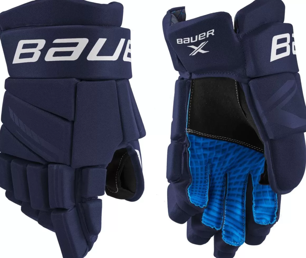 BAUER Gloves X Int- Hockey Gloves Intermediate