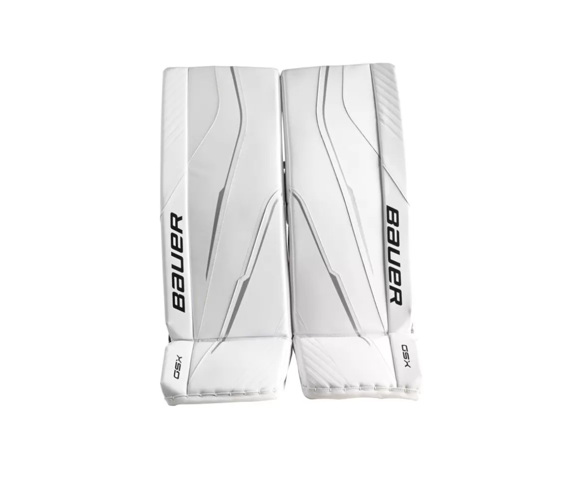 Goalie Leg Pads Intermediate | BAUER Goalie Leg Pads Gsx Int White