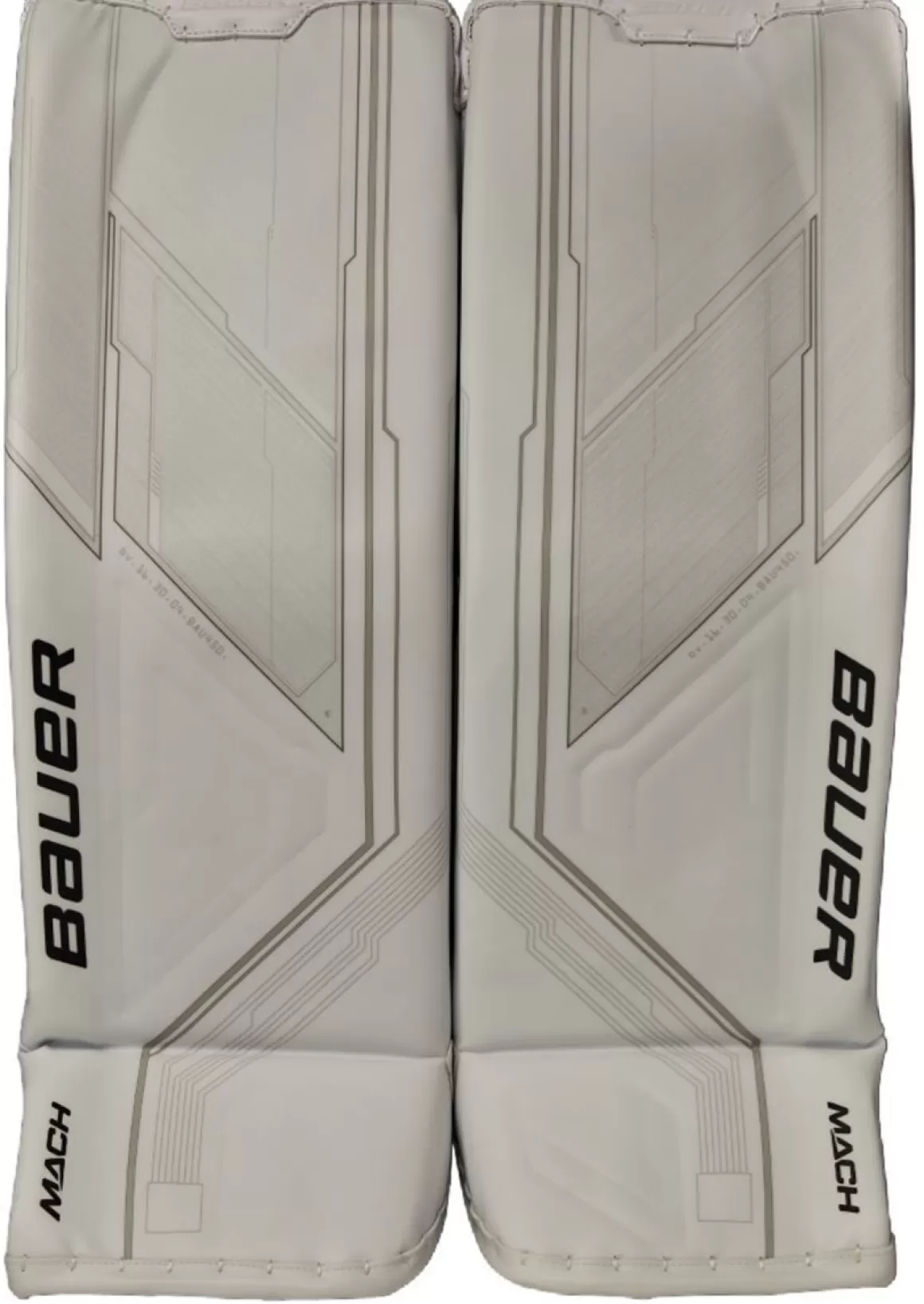 Goalie Leg Pads Senior | BAUER Goalie Leg Pads Supreme Mach Sr White