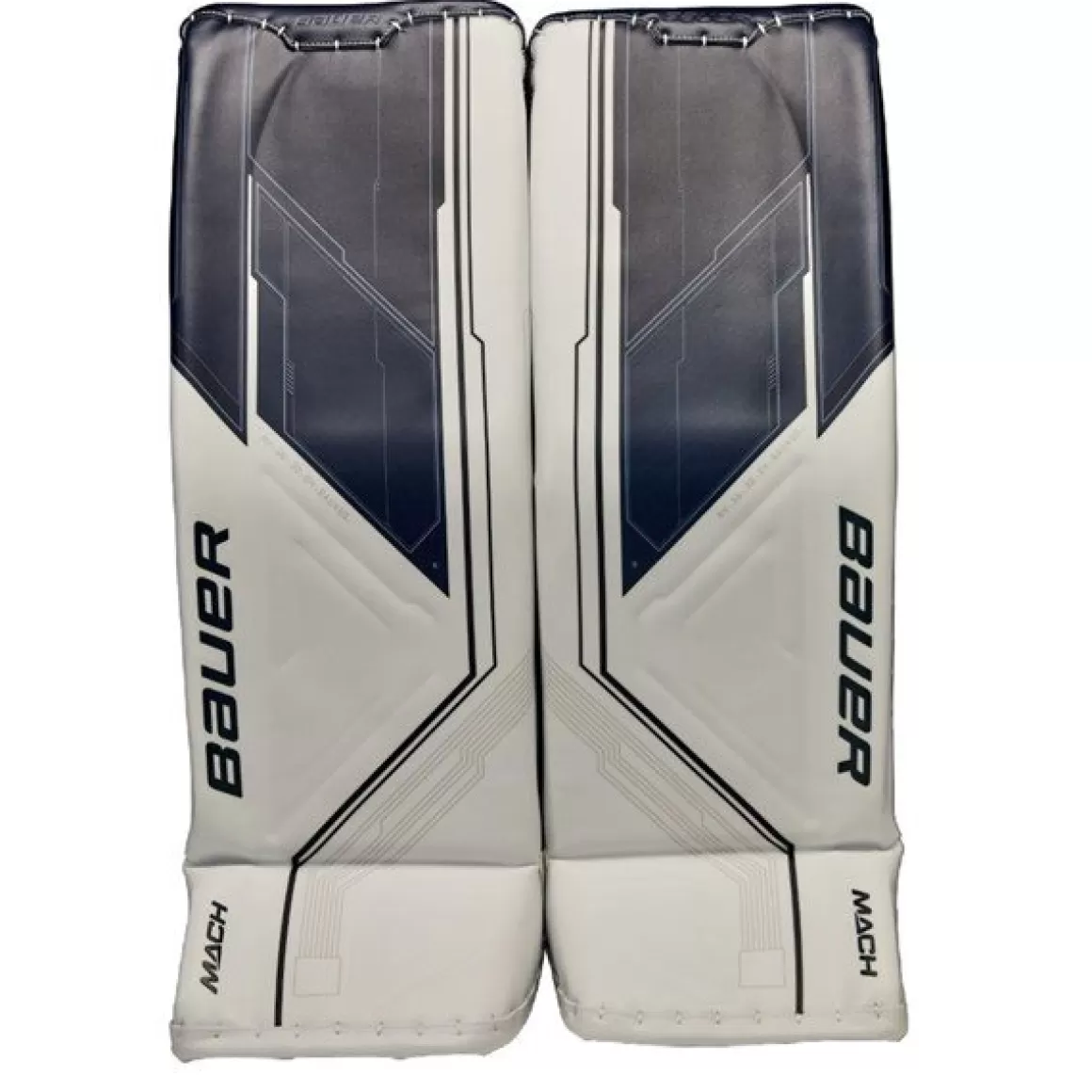 Goalie Leg Pads Senior | BAUER Goalie Leg Pads Supreme Mach Sr White/Navy