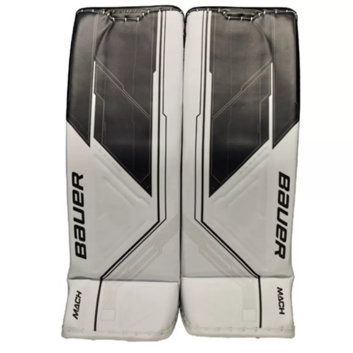 Goalie Leg Pads Senior | BAUER Goalie Leg Pads Supreme Mach Sr White/Black