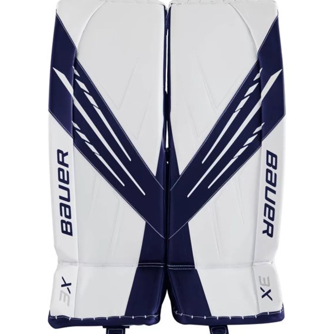 Goalie Leg Pads Intermediate | BAUER Goalie Leg Pads Vapor 3X Int White/Navy