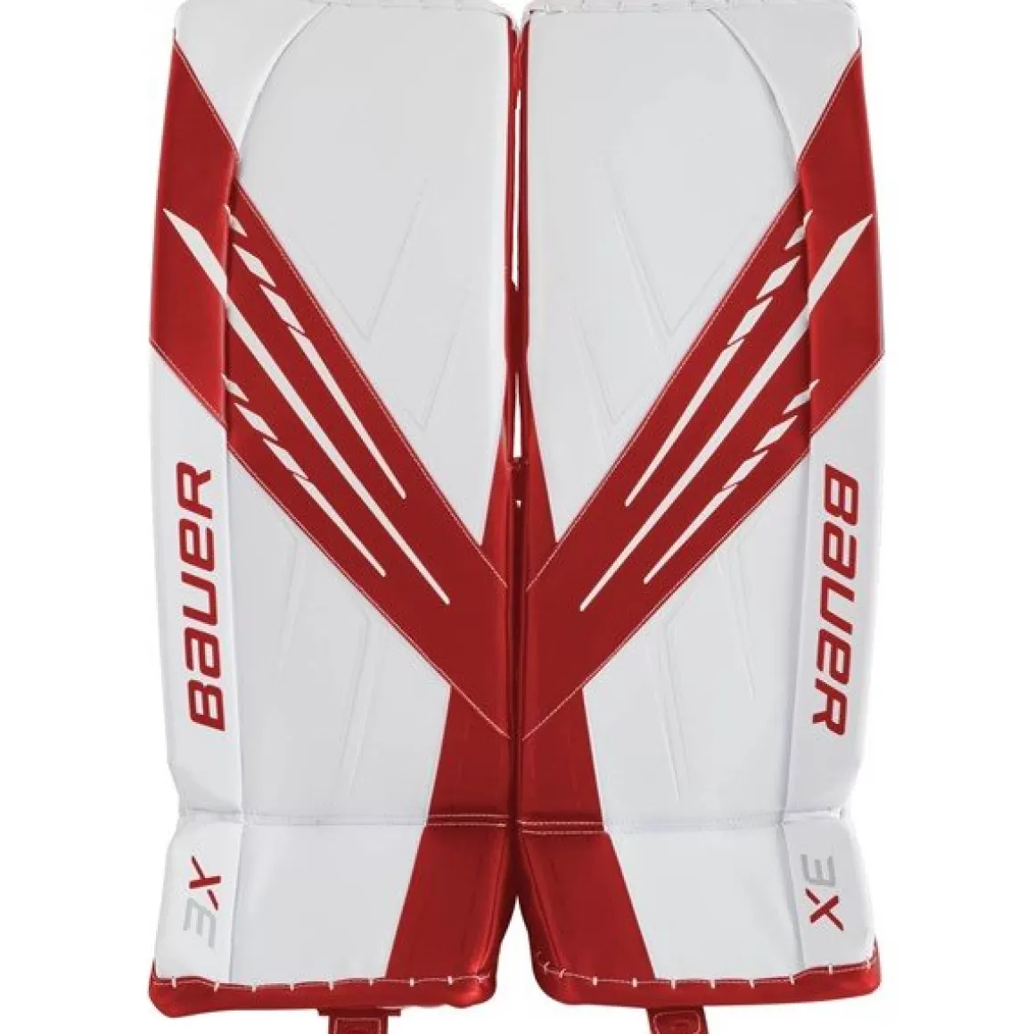 Goalie Leg Pads Intermediate | BAUER Goalie Leg Pads Vapor 3X Int White/Red