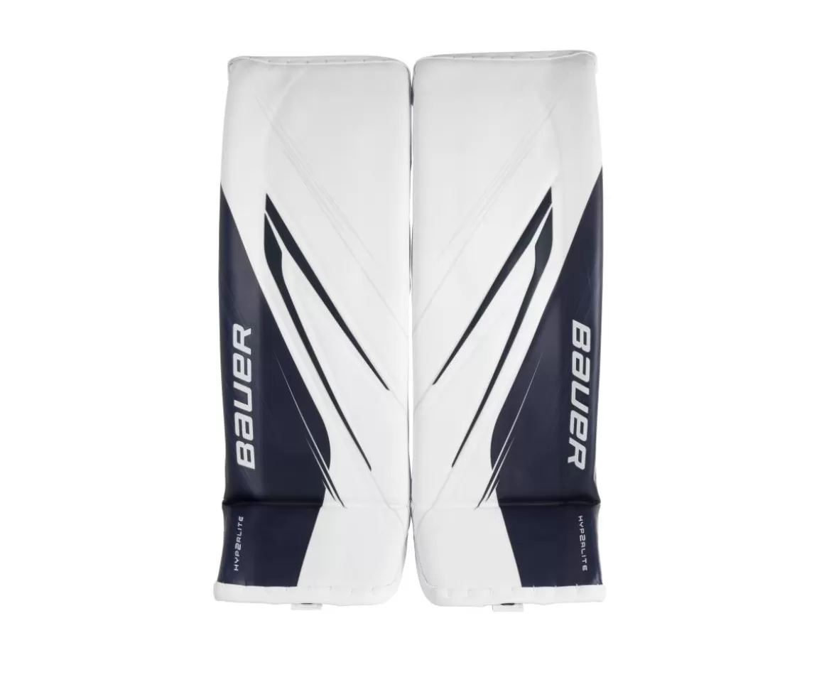 Goalie Leg Pads Senior | BAUER Goalie Leg Pads Vapor Hyperlite2 Sr White/Navy