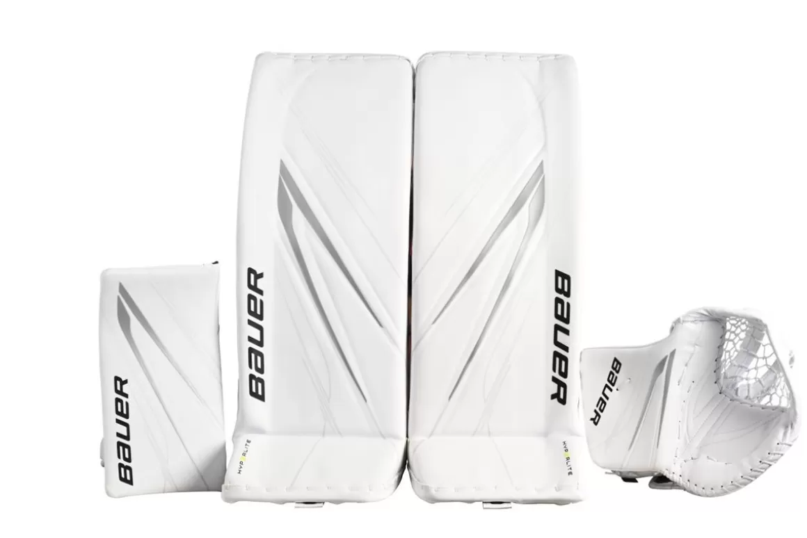 Goalie Leg Pads Senior | BAUER Goalie Leg Pads Vapor Hyperlite2 Sr White