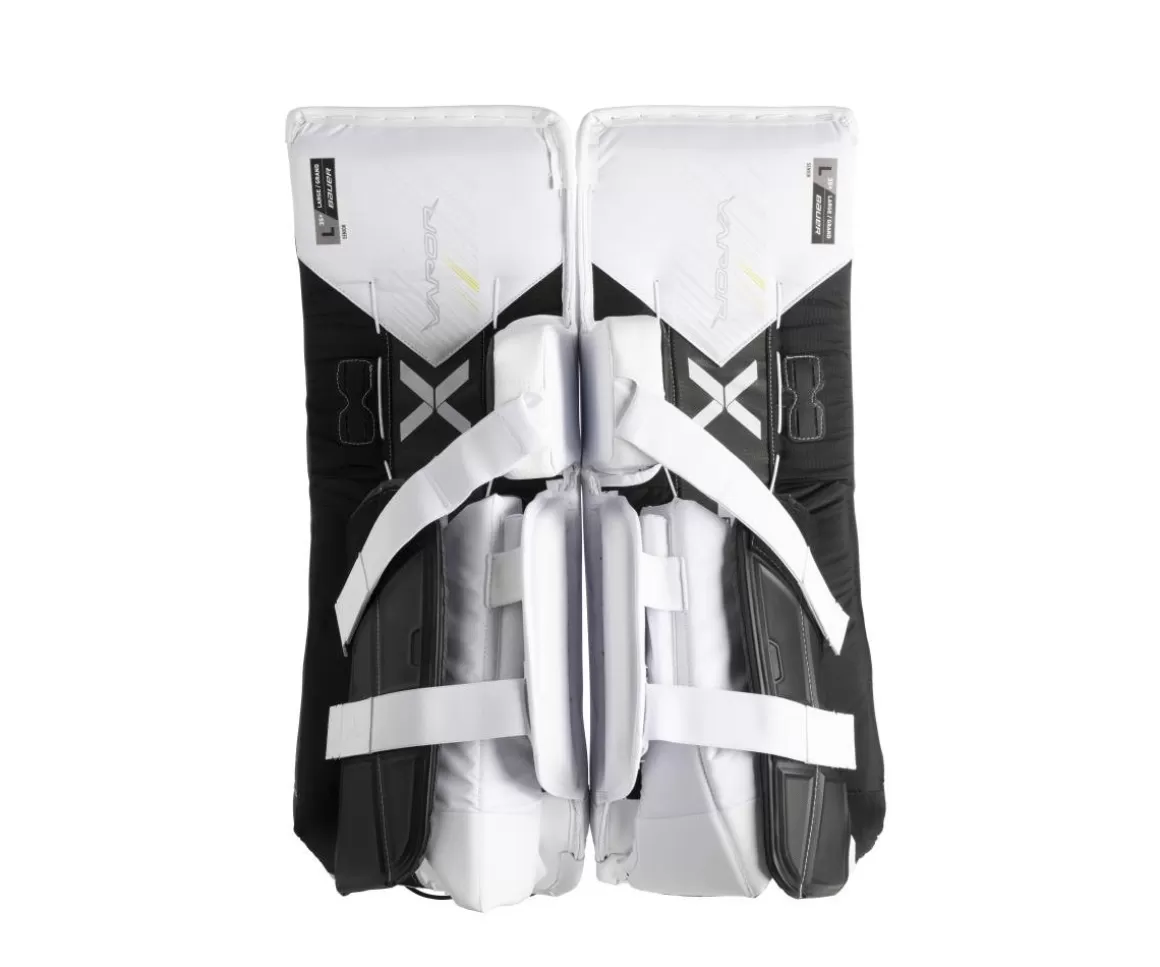 Goalie Leg Pads Senior | BAUER Goalie Leg Pads Vapor Hyperlite2 Sr White/Black