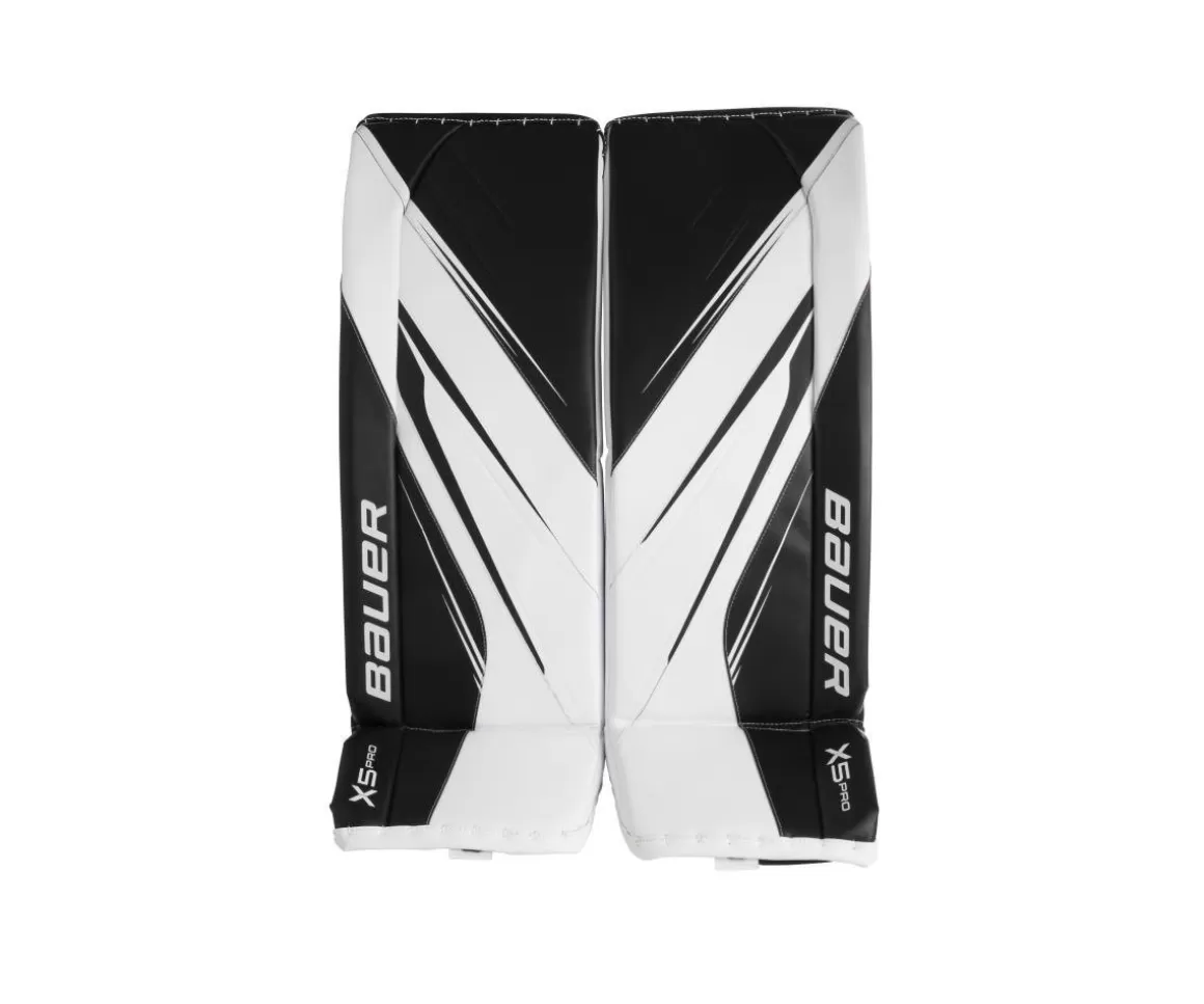 Goalie Leg Pads Intermediate | BAUER Goalie Leg Pads X5 Pro Int White/Black