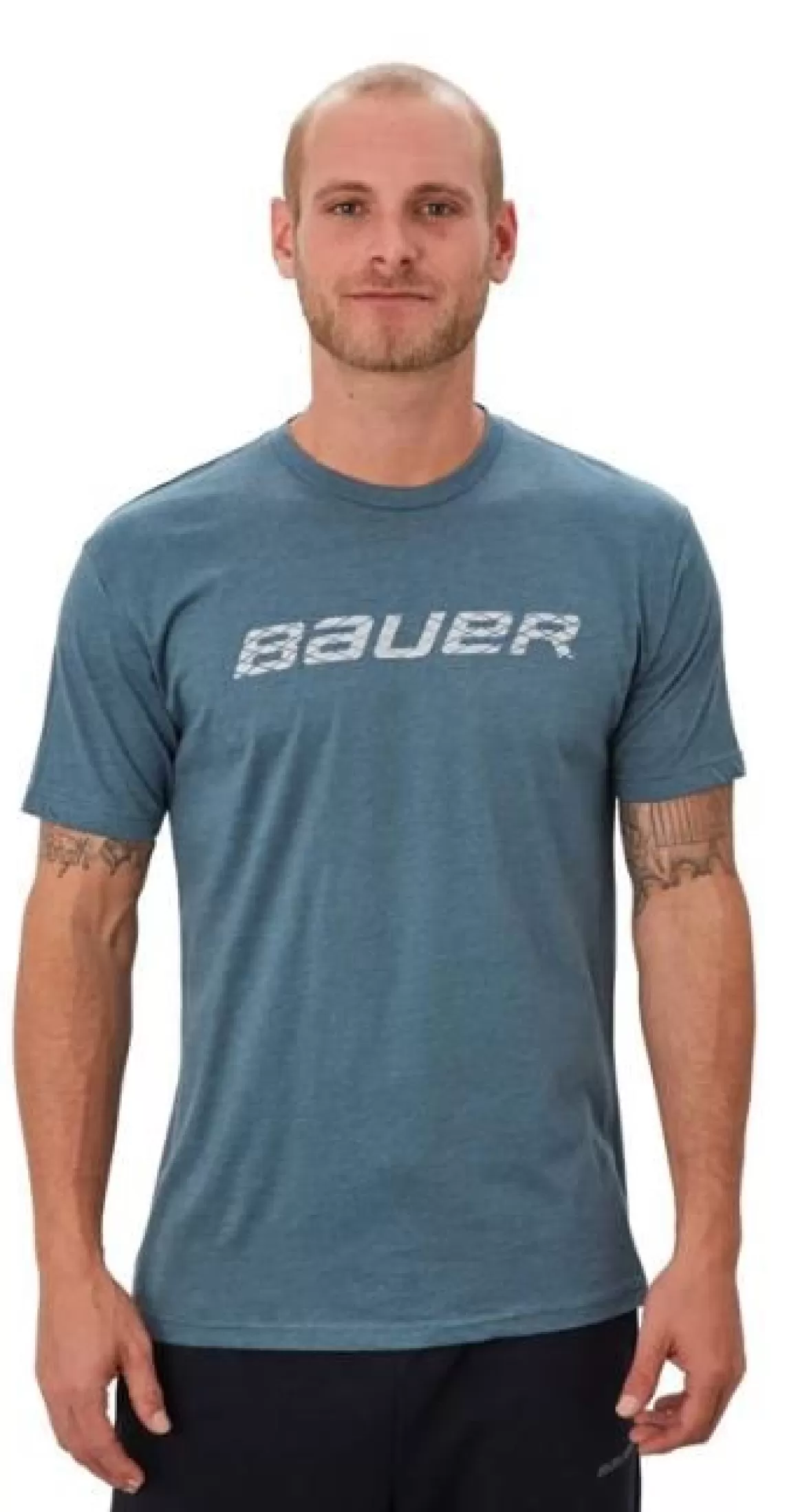 Senior T-Shirts | BAUER Graphic Ss Crew Sr Indigo Blue