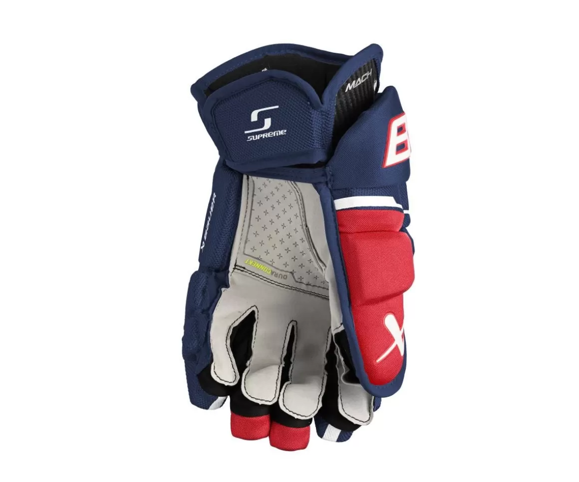 BAUER Hockey Gloves Supreme Mach Int- Hockey Gloves Intermediate