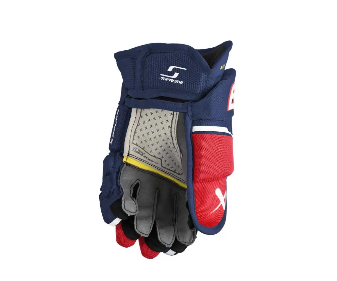 Jackets Senior | BAUER Hockey Gloves Supreme Mach Jr Navy/Red/White