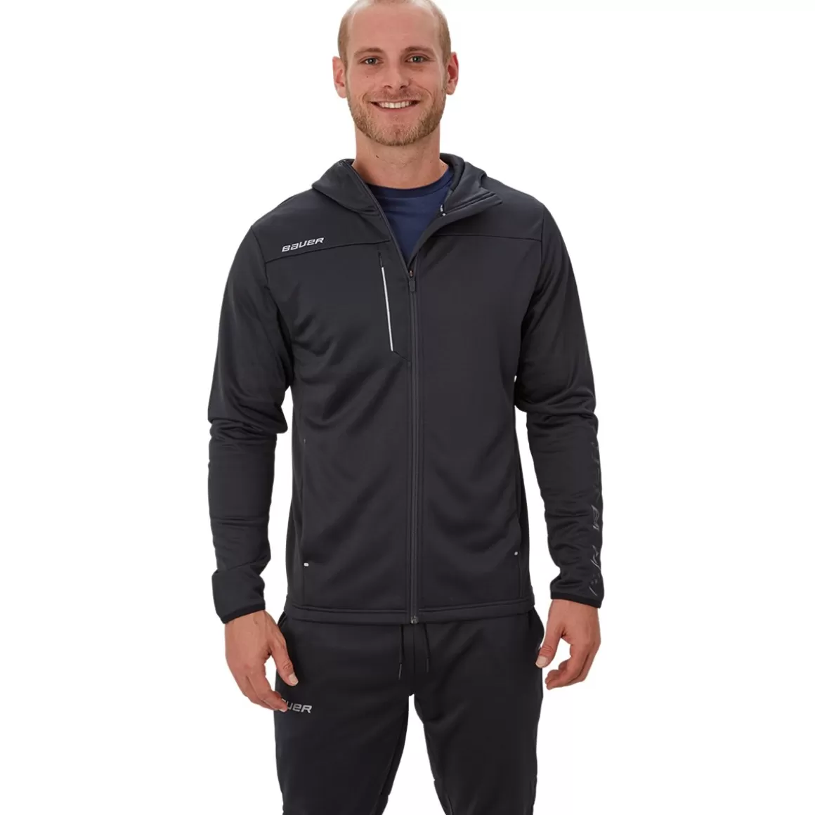 Hoodies Senior | BAUER Hoodie Vapor Fleece Zip Sr Black