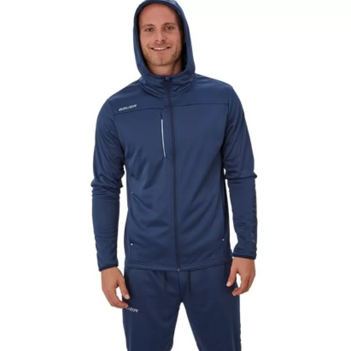 Hoodies Senior | BAUER Hoodie Vapor Fleece Zip Sr Navy