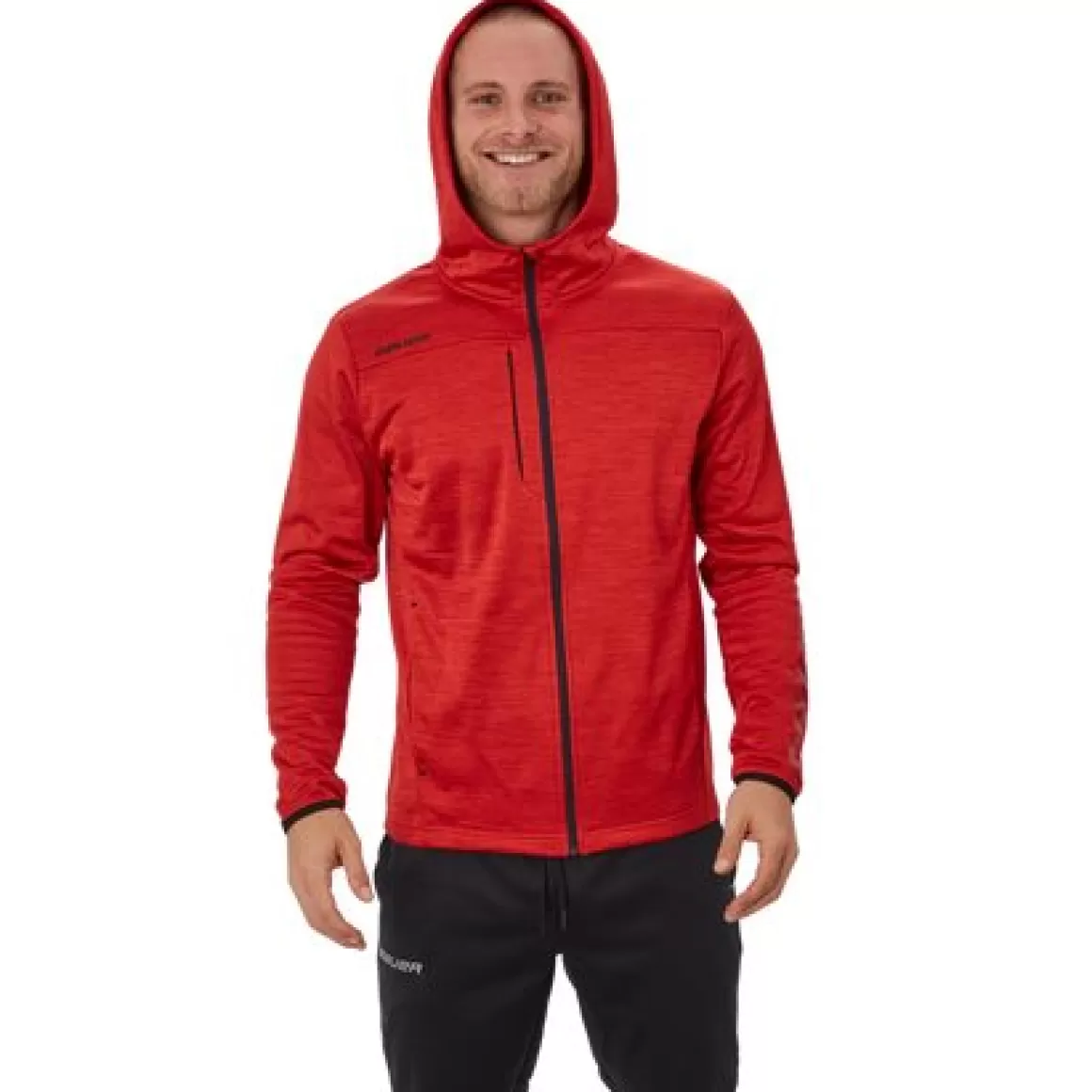 Hoodies Senior | BAUER Hoodie Vapor Fleece Zip Sr Red