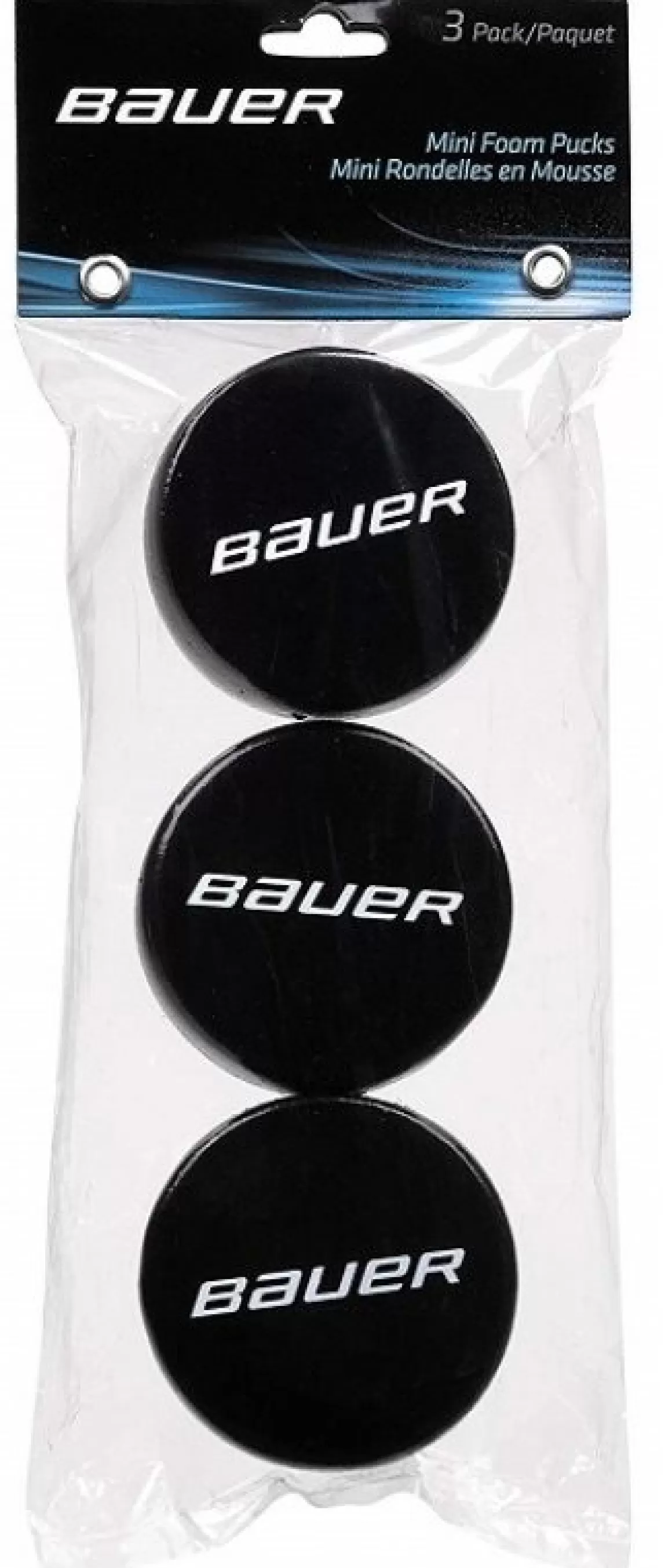 BAUER Puck Mini Foam 3-Pack- Mini Sticks