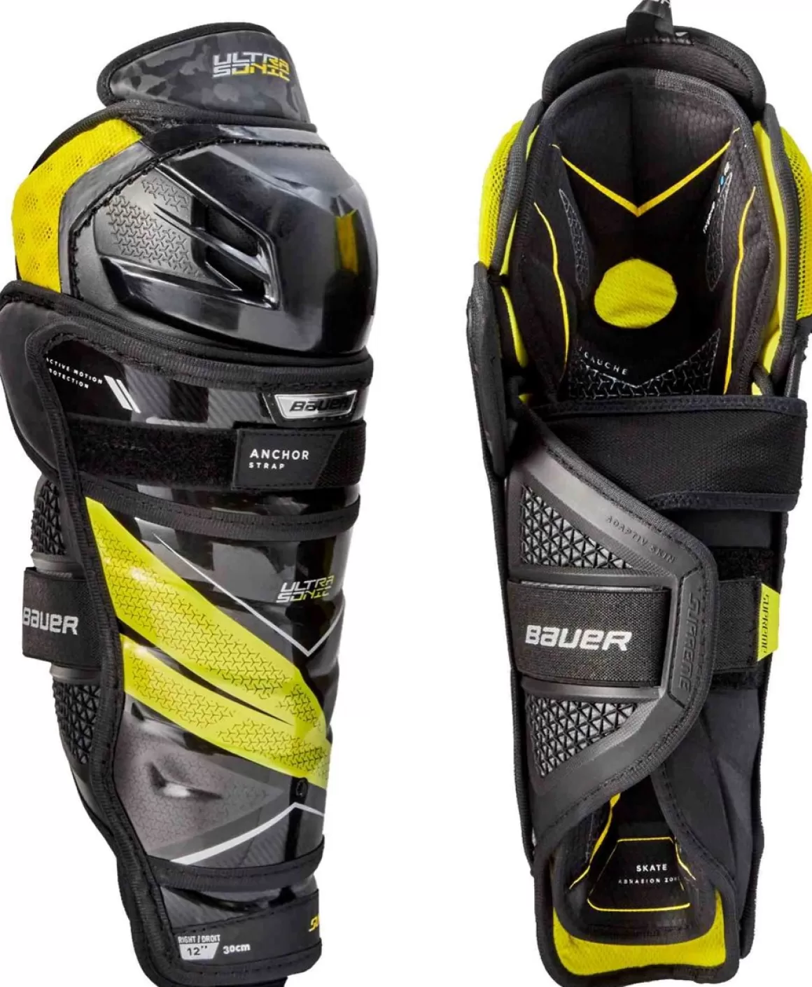 BAUER Shin Guards Supreme Ultrasonic Jr- Hockey Shin Guards