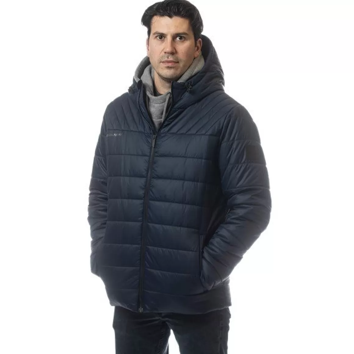 Jackets Senior | BAUER Surpreme Hooded Puffer Sr Jacket Navy