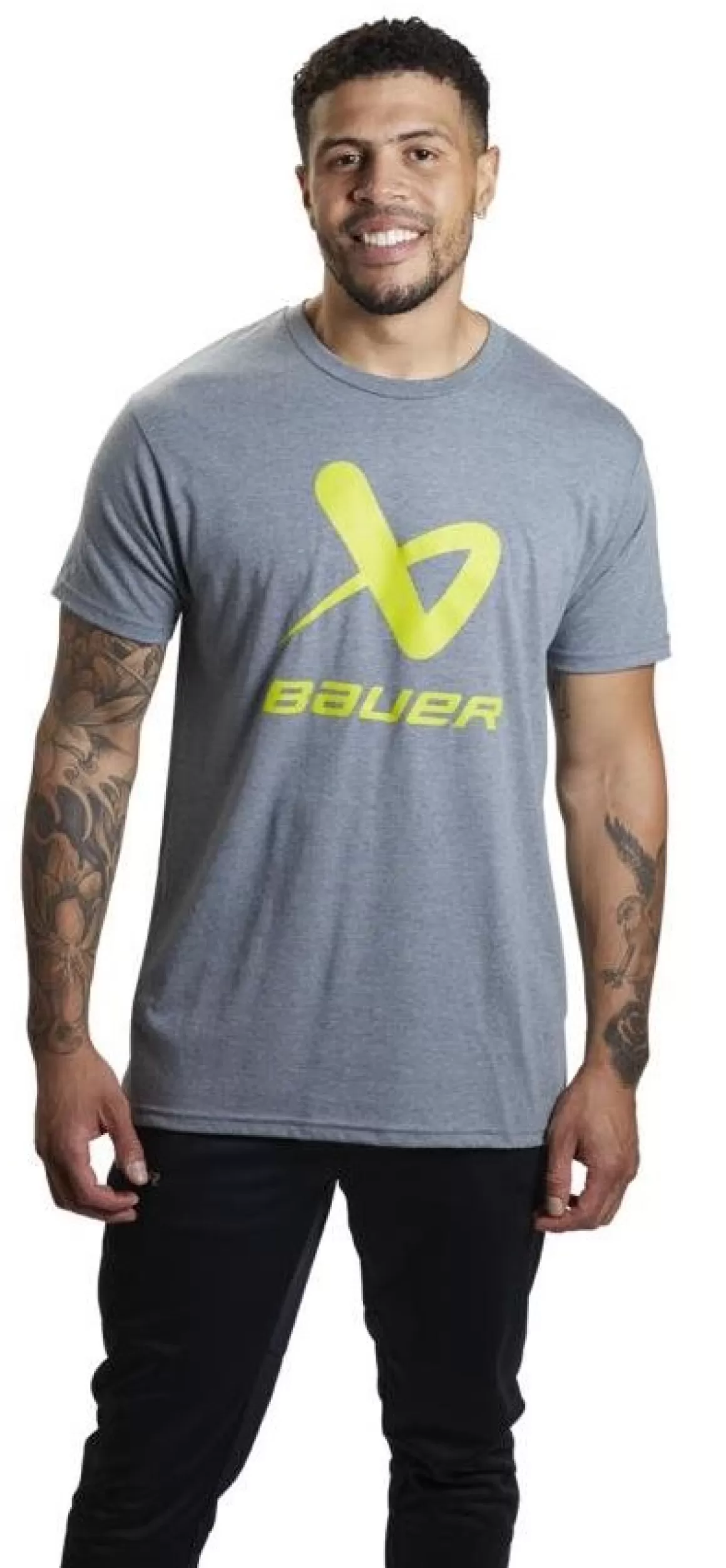 Senior T-Shirts | BAUER T-Shirt Core Lockup Crew Sr Grey