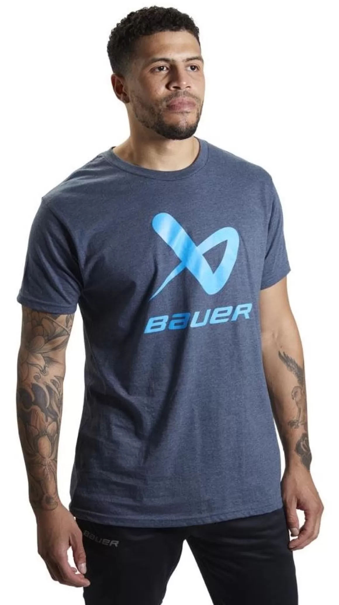 Senior T-Shirts | BAUER T-Shirt Core Lockup Crew Sr Navy