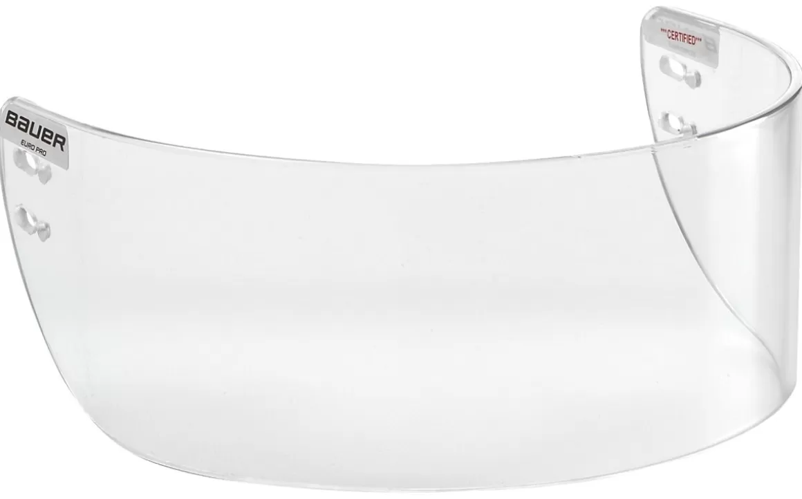 BAUER Visor Euro Pro Straight (Ce)- Visors