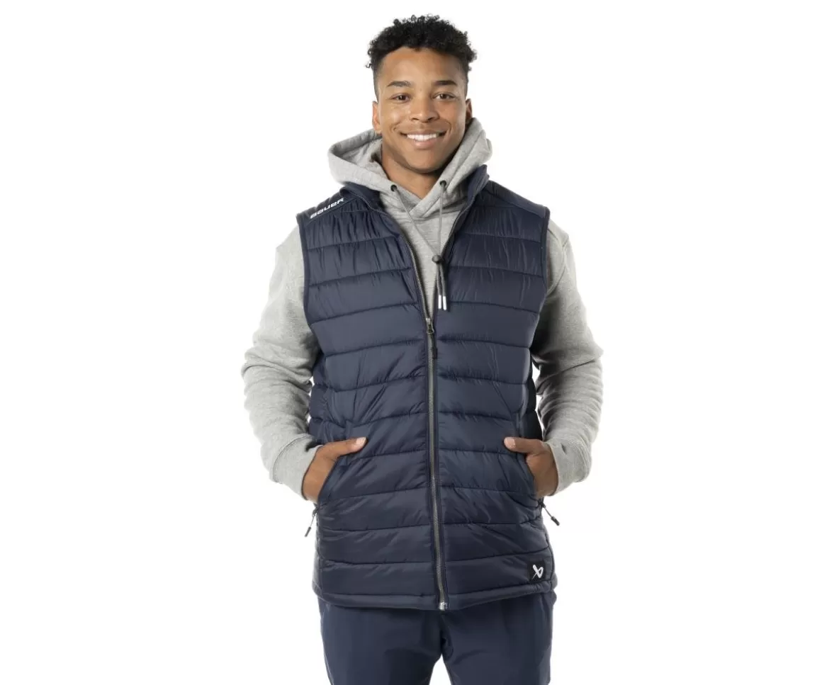 Jackets Senior | BAUER West Team Puffer Sr Navy