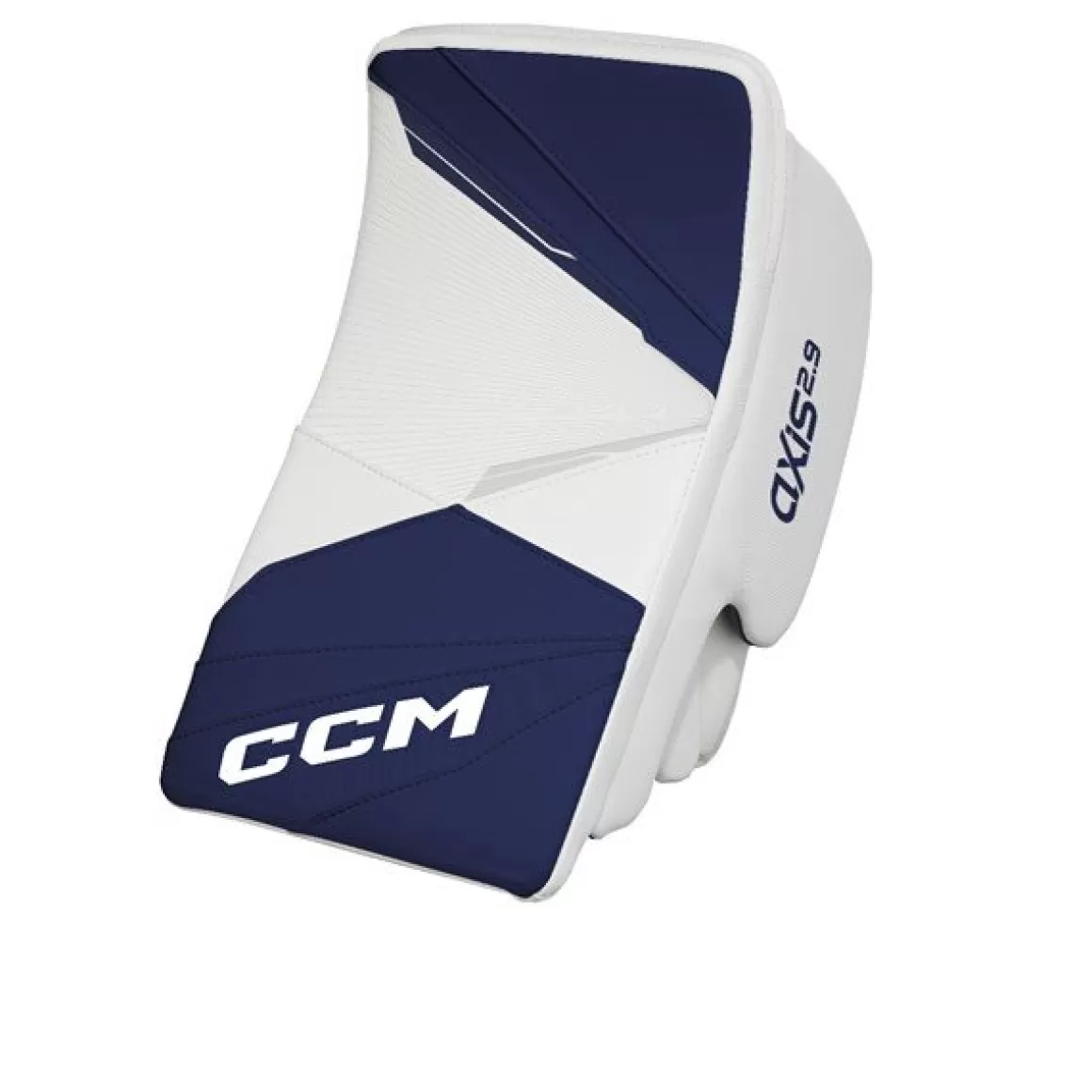 Goalie Blockers Intermediate | CCM Blocker Axis 2.9 Int White/Navy