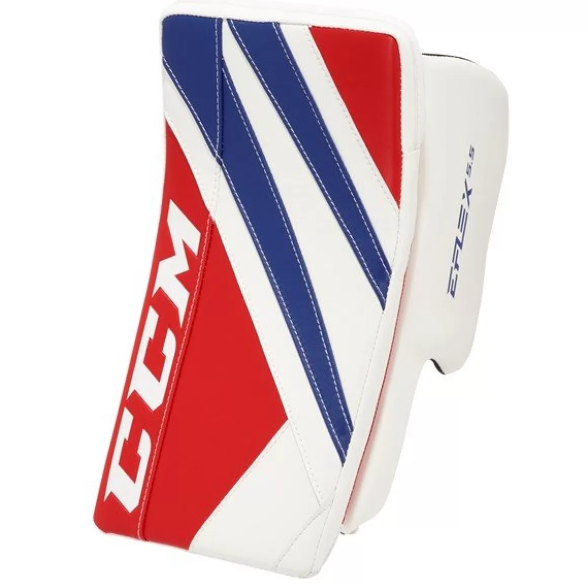 Goalie Blockers Senior | CCM Blocker Eflex 5.5 Sr White/Navy