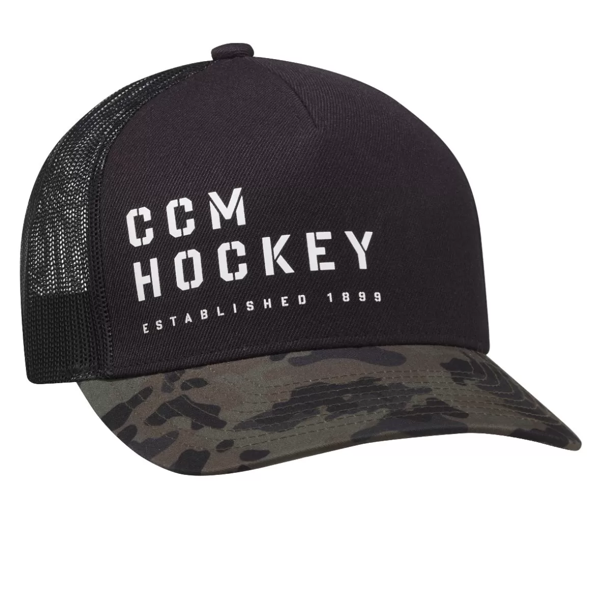 Hockey Caps Ccm | CCM Cap Camo Meshaback Sr