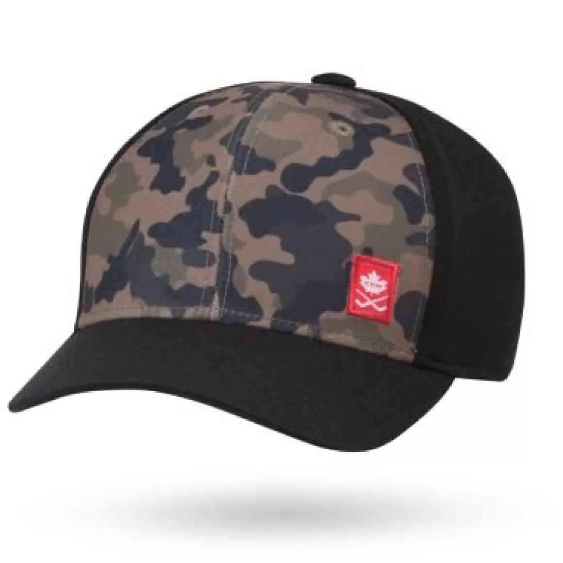 Hockey Caps Ccm | CCM Cap Camo Structured Flex Sr