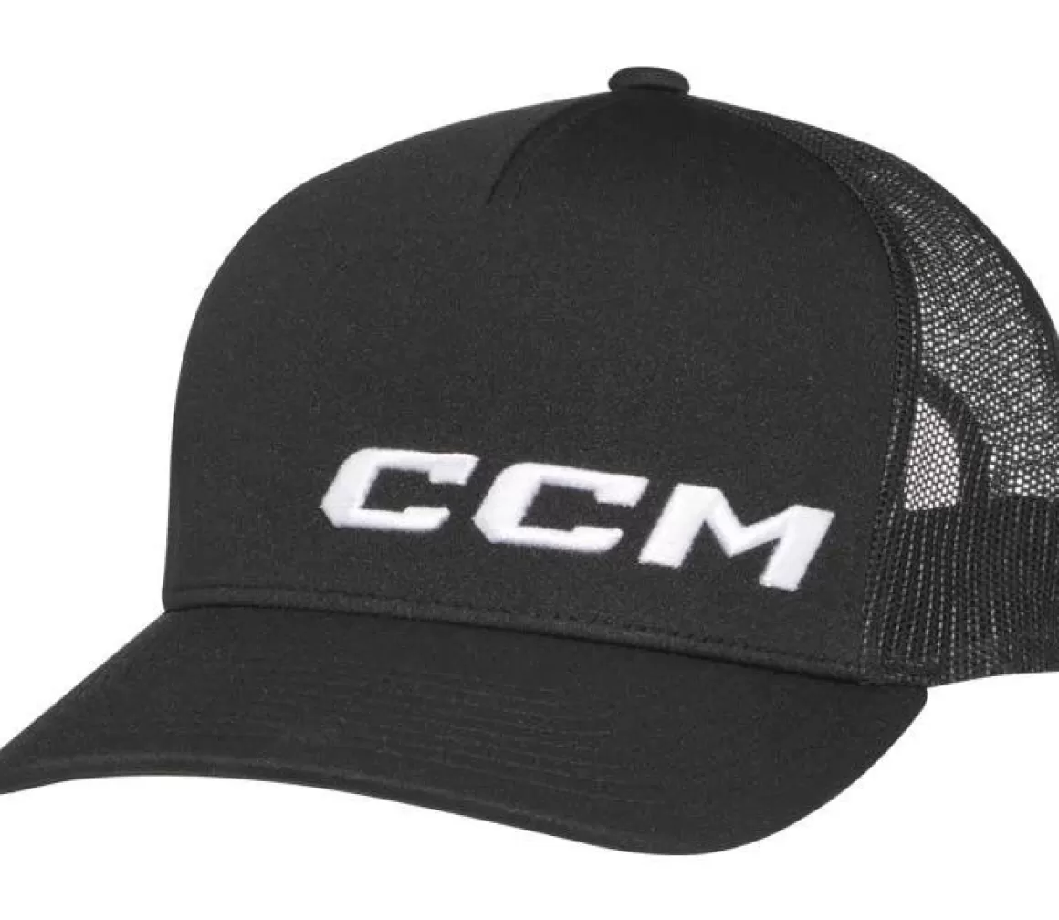 Hockey Caps Ccm | CCM Cap Monochrome Meshback Trucker Sr Black